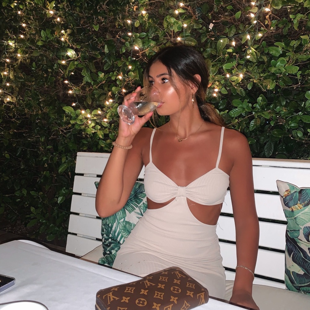 Ruby and Jenna cut out maxi dress